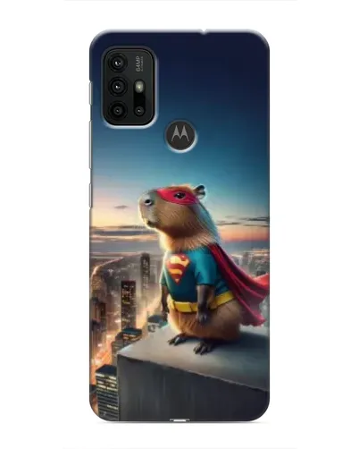 Чехол для Motorola MOTO G30 с картинкой «Капи-мен супергерой» Чехол для Motorola MOTO G30 с картинкой «Капи-мен супергерой»