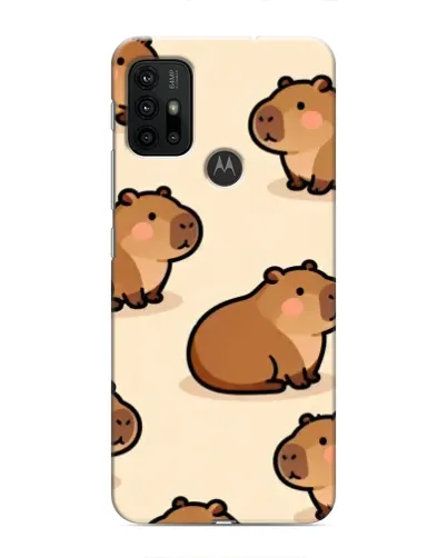 Чехол для Motorola MOTO G30 с картинкой «Паттерн милых капибар» Чехол для Motorola MOTO G30 с картинкой «Паттерн милых капибар»