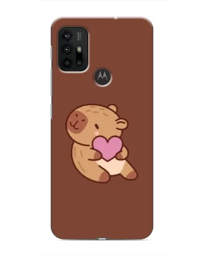 Чехол для Motorola MOTO G30 с картинкой «Капибара с сердцем» Чехол для Motorola MOTO G30 с картинкой «Капибара с сердцем»