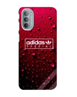 Чехол для Motorola MOTO G31 с картинкой «Adidas Gold Marble»