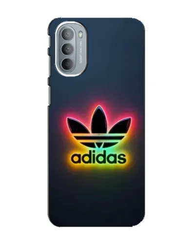 Чехол для Motorola MOTO G31 с картинкой «Неоновый Adidas»