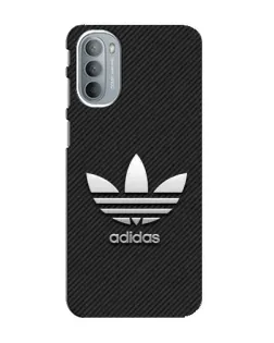 Чехол для Motorola MOTO G31 с картинкой «Adidas Карбоновая текстура»