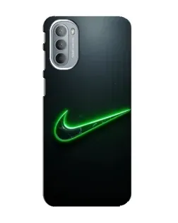 Чохол для Motorola MOTO G31 з картинкою «Неоновий контур Nike»
