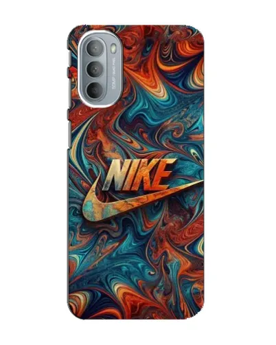 Чехол для Motorola MOTO G31 с картинкой «Nike в абстракции»