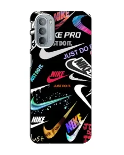 Чехол для Motorola MOTO G31 с картинкой «Nike — роскошь»
