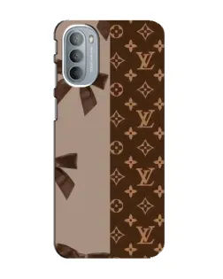 Чехол для Motorola MOTO G31 с картинкой «Louis Vuitton — банты»