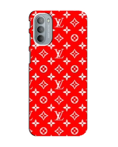 Чехол для Motorola MOTO G31 с картинкой «Яркий паттерн LV»