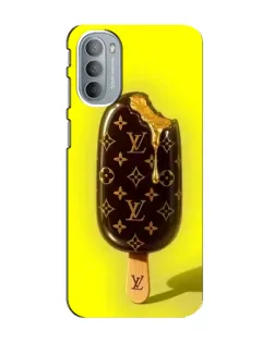 Чехол для Motorola MOTO G31 с картинкой «Мороженое от LV»