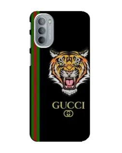 Чехол для Motorola MOTO G31 с картинкой «Тигр Gucci»