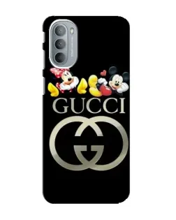 Чехол для Motorola MOTO G31 с картинкой «Gucci — герои Disney»