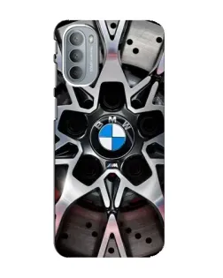 Чехол для Motorola MOTO G31 с картинкой «BMW — деталь диска»