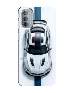 Чехол для Motorola MOTO G31 с картинкой «Вид сверху — BMW M»