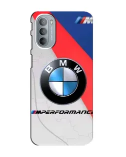 Чехол для Motorola MOTO G31 с картинкой «BMW Performance стиль»