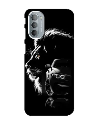 Чехол для Motorola MOTO G31 с картинкой «BMW и лев» Чехол для Motorola MOTO G31 с картинкой «BMW и лев»