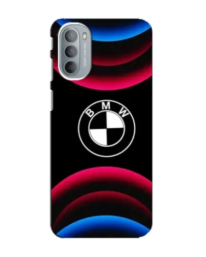 Чехол для Motorola MOTO G31 с картинкой «Логотип BMW и неоновые дуги» Чехол для Motorola MOTO G31 с картинкой «Логотип BMW и неоновые дуги»