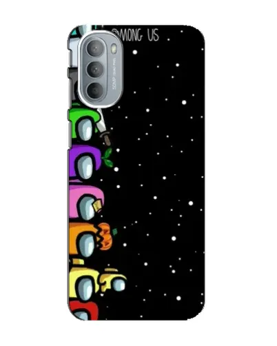 Чехол для Motorola MOTO G31 с картинкой «Команда Among Us»