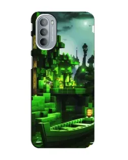 Чехол для Motorola MOTO G31 с картинкой «Minecraft лесной пейзаж» Чехол для Motorola MOTO G31 с картинкой «Minecraft лесной пейзаж»