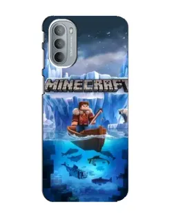 Чехол для Motorola MOTO G31 с картинкой «Minecraft ледяной мир» Чехол для Motorola MOTO G31 с картинкой «Minecraft ледяной мир»