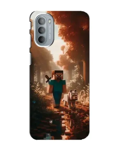 Чехол для Motorola MOTO G31 с картинкой «Стив в лесу» Чехол для Motorola MOTO G31 с картинкой «Стив в лесу»