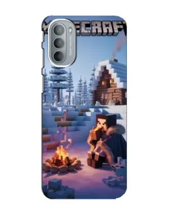 Чехол для Motorola MOTO G31 с картинкой «Зимний Minecraft» Чехол для Motorola MOTO G31 с картинкой «Зимний Minecraft»