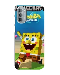 Чехол для Motorola MOTO G31 с картинкой «Губка Боб Minecraft» Чехол для Motorola MOTO G31 с картинкой «Губка Боб Minecraft»