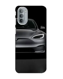 Чехол для Motorola MOTO G31 с картинкой «Tesla Model S Look»