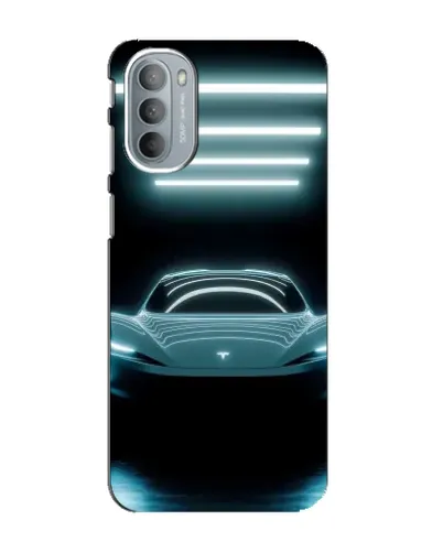Чехол для Motorola MOTO G31 с картинкой «Tesla в неоне» Чехол для Motorola MOTO G31 с картинкой «Tesla в неоне»