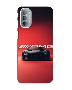 Чехол для Motorola MOTO G31 с картинкой «Mercedes AMG — красная линия»