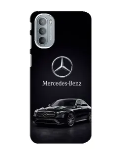 Чехол для Motorola MOTO G31 с картинкой «Mercedes — решетка радиатора»