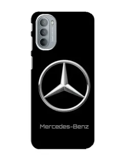 Чехол для Motorola MOTO G31 с картинкой «Mercedes Silver Logo»