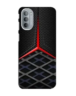 Чехол для Motorola MOTO G31 с картинкой «Mercedes Carbon Grid»