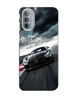 Чехол для Motorola MOTO G31 с картинкой «Гоночный Mercedes AMG»
