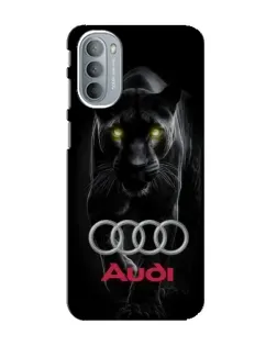 Чехол для Motorola MOTO G31 с картинкой «Пантера и Audi»