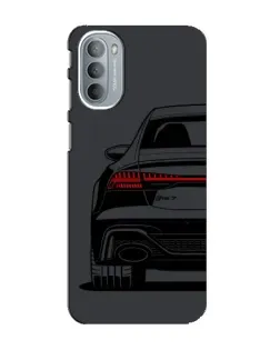 Чехол для Motorola MOTO G31 с картинкой «Задняя часть Audi — арт»
