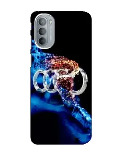Чехол для Motorola MOTO G31 с картинкой «Энергия лого Audi»