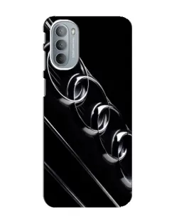 Чехол для Motorola MOTO G31 с картинкой «Audi — абстрактные кольца»