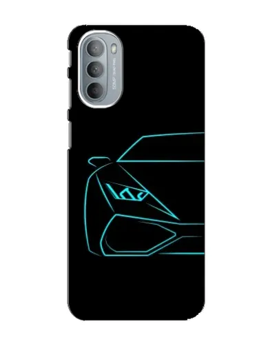 Чехол для Motorola MOTO G31 с картинкой «Голубой силуэт Lamborghini» Чехол для Motorola MOTO G31 с картинкой «Голубой силуэт Lamborghini»