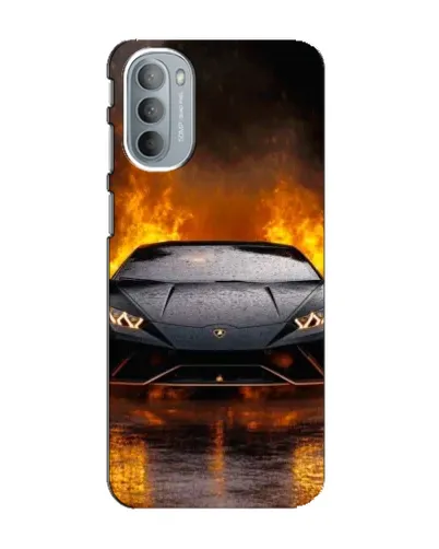 Чехол для Motorola MOTO G31 с картинкой «Lamborghini в огне» Чехол для Motorola MOTO G31 с картинкой «Lamborghini в огне»