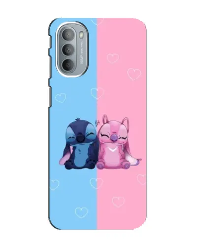 Чехол для Motorola MOTO G31 с картинкой «Stitch и Angel Love» Чехол для Motorola MOTO G31 с картинкой «Stitch и Angel Love»