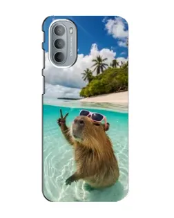 Чехол для Motorola MOTO G31 с картинкой «Капибара на море» Чехол для Motorola MOTO G31 с картинкой «Капибара на море»