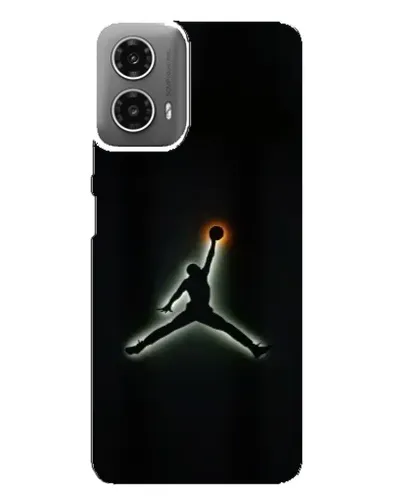 Чехол для Motorola MOTO G34 с картинкой «Jordan Gradient Logo»