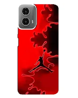 Чехол для Motorola MOTO G34 с картинкой «Jordan Red Smoke» Чехол для Motorola MOTO G34 с картинкой «Jordan Red Smoke»
