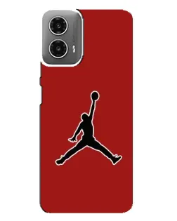 Чехол для Motorola MOTO G34 с картинкой «Jordan Red Back» Чехол для Motorola MOTO G34 с картинкой «Jordan Red Back»