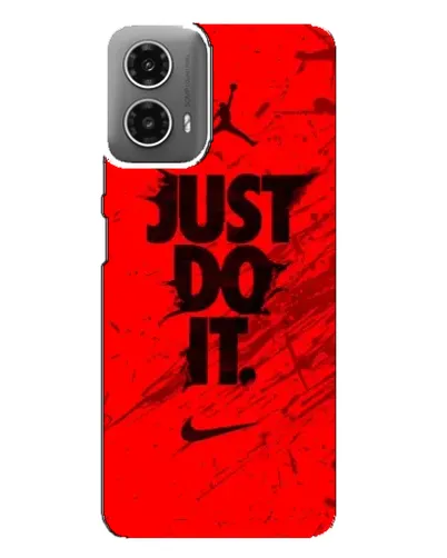 Чехол для Motorola MOTO G34 с картинкой «Nike Just Do It»