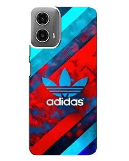 Чехол для Motorola MOTO G34 с картинкой «Абстракция Adidas»