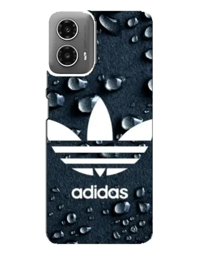 Чехол для Motorola MOTO G34 с картинкой «Adidas Trefoil Blue»