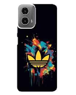 Чехол для Motorola MOTO G34 с картинкой «Adidas Splash»