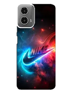 Чехол для Motorola MOTO G34 с картинкой «Огненный логотип Nike» Чехол для Motorola MOTO G34 с картинкой «Огненный логотип Nike»