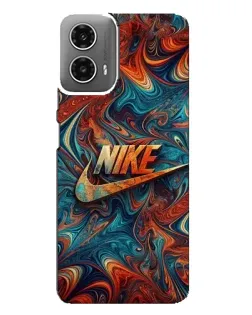 Чехол для Motorola MOTO G34 с картинкой «Nike в абстракции» Чехол для Motorola MOTO G34 с картинкой «Nike в абстракции»