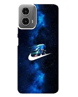 Чехол для Motorola MOTO G34 с картинкой «Звездный путь Nike» Чехол для Motorola MOTO G34 с картинкой «Звездный путь Nike»